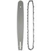 CATPAN Catena per motosega da 45,7 cm: barra e olio per motosega, catena di ricambio per seghe elettriche e seghe per legno (72, maglie per piede)