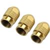 Gettimore Dado mandrino per albero elettrico M7/M8 0 75 filettatura compatibile con smerigliatrice rotativa strumento in acciaio tappo a vite dado pinza 3 pezzi per un comodo funzionamento (M8 x 0,75)
