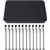 Garosa Magnete Helping Hands 12 Clip Flessibili Stazione di Saldatura Strumento con Scatola in Acciaio Supporto PCB Regolabile per Saldatura Modelli Pittura Lavori di Elettronica