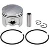 SAANICH 4 pz Motosega Cilindro Pistone Anello Kit for Motosega 6200 Pistone Spille Anello Set Attrezzi Da Giardino Accessori Spart Parte for Motoseghe