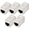 Digitus Raccordo modulare Digitus Cat 6A spes.1.2mm Argento 5pz [DN-93905-5]