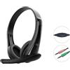 Conceptronic Cuffie Conceptronic microfono integrato 10mW Aux 3.5mm 32Ohm con cavo1.8m Nero [POLONA06B3T]