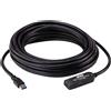 Aten Cavo di estensione Aten Usb 3.2 Gen1 Usb 2.0 Usb 1.1 10m Nero [UE331C]