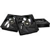 Asus Ventola 120x120 Asus ProArt PF120 3in1 per case 12cm 3000rpm Nero 3pz [90DA00M0-B09020]