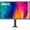Benq Monitor Led 27'' BenQ Led-Display PD2706UA UHD 3840x2160 5ms classe G Nero grigio scuro [9H.LLKLB.QEE]