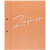 goldbuch 36 010 - Cartellina portadocumenti, formato DIN A4, con chiusura a vite e 12 buste trasparenti, copertina in lino, circa 24 x 31 x 1,5 cm, colore: rosa