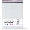 Baylue Buste a bolle d'aria extra large in polietilene, 36,8 x 50,8 cm - 14,25 x 19 cm, buste imbottite autosigillanti, impermeabili e resistenti agli strappi, per piccole imprese, confezione da 15