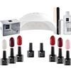LCI Cosmetics Kit Semipermanente LCI - 6 Colori - ICONIC lampada igoo 48w 180 ml