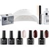 LCI Cosmetics Kit Semipermanente LCI - 3 Colori - PARIS lampada igoo 48w 150 ml