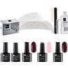 LCI Cosmetics Kit Semipermanente LCI - 3 Colori - MINIMAL lampada X5 plus 150w 150