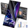 Atwist Incell per Samsung Galaxy S22 Ultra 5G LCD Display per Samsung S22 Ultra 5G Schermo di Ricambio S22 Ultra Touch Screen SM-S908U SM-S908A SM-S908W Vetro Full Assemblato (Nero con Telaio)