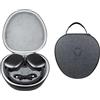SOULWIT Custodia intelligente con modalità Sleep per AirPods Max (USB-C/Lightning), Borsa da Trasporto Magnetica in EVA, Portatile e impermeabile - Grigio Siderale