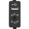 Joskeijky Adattatore per presa di ingresso ausiliaria USB per presa USB per E81 E87 E90 F10 F12 E70 X4 X5 X6