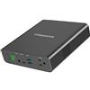 Volessence Power Bank 27000mAh, Caricabatterie Portatile da 130W con Presa CA, Batteria Esterna con 1 Porta USB-C e 2 Porte USB, Ricarica Rapida per Laptop, MacBook, Drone, iPad, iPhone, Auricolari