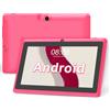 Haehne Tablet 7 Pollici Android, Doppia Fotocamera, WiFi, Bluetooth, Rosa