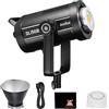 Godox SL150III LED Video Light, 73600lux@1m5600K CRI96 TLCI97 Attacco Bowens 0%-100% Regolazione Della Luminosità, 8FX Effect Silent Mode Incorporato, Adatto per Video, Studio, Still Life, Interviste