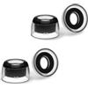 AZLA SednaEarfit Crystal for Bose Earbuds - Tappi auricolari di ricambio per Bose QuietComfort Ultra, QC Earbuds II, in silicone, con foro per ridurre il rumore (SS)