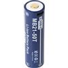 AccuCell Batteria agli ioni di litio 21700, 5000 mAh, 21750, USB-C, max. corrente di scarica 25 A, 76,8 x 21,2 mm