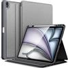 JETech Custodia per iPad Air 13 Pollici M4/M3/M2 (2026/2025/2024) con Portapenne, Sottile Folio Supporto Protettiva Cover, Multi-Angolo Visualizzazione, Auto Svegliati (Nero) (Grigio Siderale)