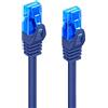 Ewent EW-5U-020B EW-5U-020 - Cavo di Rete, Patch CAT 5e U/UTP, AWG 26/7, 2 Connettori RJ78, Blu, 2 m, 1 Pezzo