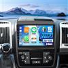 GOHHDL Android 15, 6G+128G 8Core GOHHDL Autoradio per Fiat Ducato/Citroën Jumper/Peugeot Boxer 2010 Carplay Android Auto, 9 Pollici Touch Screen con Bluetooth GPS WiFi FM/RDS HIFI EQ DSP SWC Retrocamera