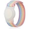 Tolenre Cinturino Compatible Airtag Bambini, Custodia da Polso Compatible AirTag, Braccialetto per Bambini, Flessibile Regolabile Anti Lost Watch Band per Ragazze, Ragazzi (Couleur)