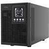 NJOY Echo Pro 2000 Gruppo di Continuità 2000VA 1600 Watt, Doppia Conversione On-Line Onda Sinusoidale Pura, 4 Uscite Schuko, USB, RS232, EPO, Slot SNMP, 4 Batterie 12V-7Ah - Garanzia 3 Anni