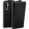 moex Custodia a libro per Samsung Galaxy A36 5G, con protezione a 360 gradi, con pellicola protettiva, in pelle PU, colore: Nero