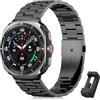 WindRen Cinturino Compatibile con Samsung Galaxy Watch Ultra Armband 47 mm (2025/2024) Cinturino,No Gap Metallo in Acciaio Inox Massiccio per Uomo e Donna