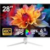 Gawfolk Schermo PC 28 Pollici 4K UHD, Monitor del computer Ultra-Chiaro (3840×2560p)