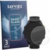 savvies 3 Pezzi Pellicola Protettiva Vetro per Garmin Forerunner 70/170/170 Music Protezione Schermo, senza Bolle, Anti-Impronta, Anti Graffio