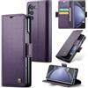 oiysrtoc Cover per Samsung Galaxy Z Fold 5 in Pelle PU Premium, Portafoglio con 3 Fessure Carte e Supporto, Blocco RFID, Chiusura Magnetica Custodia Samsung Galaxy Z Fold 5, Viola