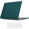 TECOOL Cover compatibile con MacBook Air M5 M4 M3 M2 13,6 Pollici 2022-2026 A3449 A3240 A3113 A2681, Custodia Rigida Protettiva Sottile in Plastica e Copritastiera UE, Turchese Profondo