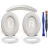 SOULWIT Kit di Ricambio per Cuscini Auricolari + Fascia + Copripadiglioni in Silicone, per Bose QuietComfort 45 (QC45)/QuietComfort SE (QC SE)/Nuove Cuffie Wireless Over-Ear Quiet Comfort