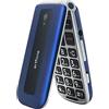 artfone Telefono Cellulare per Anziani, Flip Cellulare Anziani con Tasti Grandi | Funzione SOS | 2,4 Display | Supporto SIM Doppio | Chiamata Rapida and Torcia | 1000mAh Batteria Lungo Standby, Blu