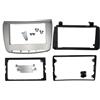 IPNOSIS Mascherina Autoradio 9 Silver Compatibile Con Lancia Delta dal 2008 Al 2014 IP-MS313S/B