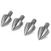 PrecisionGeek® Speaker Spikes M6 - Piedini Anti-Vibrazione per Diffusori e Altoparlanti Hi-Fi (Acciaio Inox Ø20, M6×15 mm)