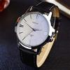 TGRTY Orologi alla Moda da Uomo Quarzo di Modo della vigilanza degli Uomini Orologi Maschio Clock Affari Mens Orologio da Polso Orologi da Uomo robusti (Color : Black White)