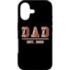 Dad Est. 2006 Football Rugby Father's Da Custodia per iPhone 17 Rugby Papà Dal 2006 Compleanno Padre Festa Vintage