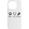 Costumi da lacrosse divertenti Custodia per iPhone 14 Pro Giocatore di lacrosse Vita Partecipante Lacrosse Campo