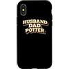Ceramista che lancia vasi di ceramica Ar Custodia per iPhone X/XS Husband Dad Potter Pottery Ceramic Artist