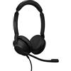 Jabra Evolve2 30 SE - Cuffie stereo con cancellazione del rumore, dotate di tecnologia di chiamata a 2 microfoni e cavo USB-A, certificazione MS Teams, funziona con tutte le altre piattaforme, colore