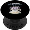 Dementia Caregiver Awareness Support Ricordo per mia nonna Alzheimer Awareness Purple PopSockets PopGrip Adesivo