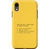 Software Engineer Tech Nerd Geek Studio Custodia per iPhone XR 2 Cose difficili Informatica Programmatore Divertente Meme di codifica