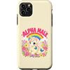 Rainbow Ego Co Custodia per iPhone 11 Pro Max Carino Divertente Unicorno Arcobaleno Alpha Meme Parodia Mas