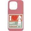 Modernes Damen t-shirt Herren Geburtstag Custodia per iPhone 15 Pro I Love Hot Moms Boho T-Shirt Uomo Donna Frase Divertente