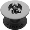 Demonique Tees and Ars Goetia Demon Gift Ali Goetiche Glasya, Cuore feroce PopSockets PopGrip Adesivo
