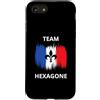 France Team Hexagone Drapeau Blau Blanc Custodia per iPhone SE (2020) / 7/8 France Team Hexagone Sport Bandiera Blau Bianco Rosso Giglio