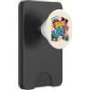 Funny Nineties 90s Costume Party Back to Back to 90s Nostalgia Roller Skate Boombox Cassette anni Novanta PopSockets PopWallet per MagSafe