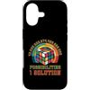 Puzzle Game Cube One Solution Speed Cubi Custodia per iPhone 17 Puzzle Game Cube One Solution Speed Cubing Retro Matematica